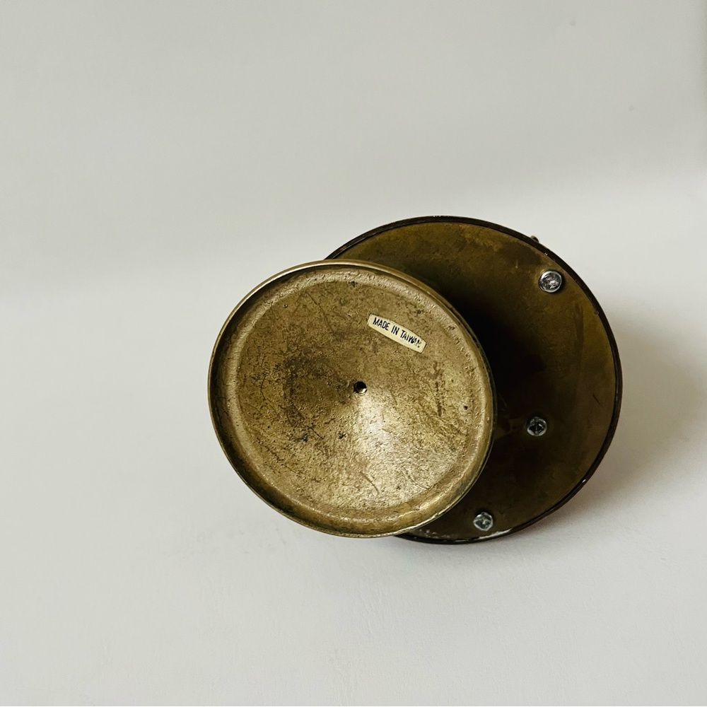 Vintage Brass Sailboat Sculpture - Picture 8 of 12